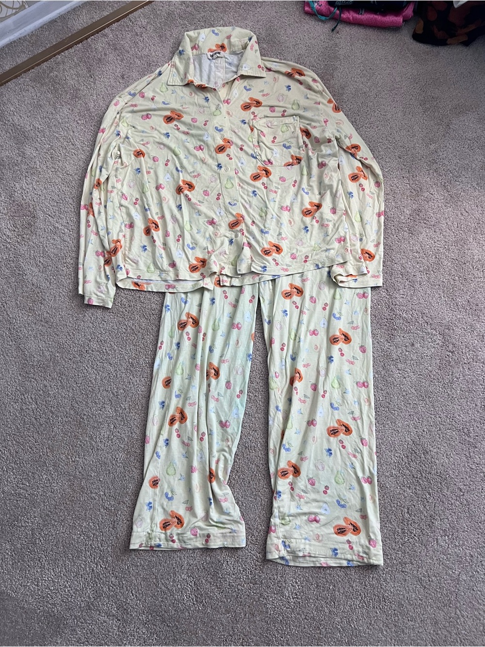 Djerf Avenue Long Sleeve Pajama Set